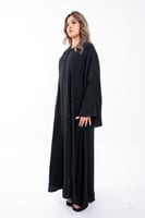 4296 | عباية كتف نص كلوش بتطريز مميز