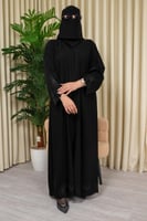 1458 | عباية كتف تطريز كمبيوتر اسود