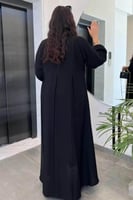 3266 | عباية كلوش واسعة بلمسة أنيقة