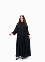 3266 | عباية كلوش واسعة بلمسة أنيقة