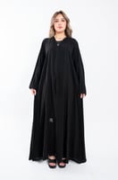 4303 | عباية كتف بتطريز اسود