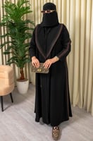 3273 | عباية كتف من قماش إنترنت بتدخيلة سيراميك