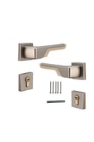 زوج مقبض باب مفصول زنك .