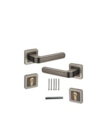 زوج مقبض باب مفصول زنك.