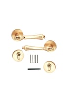 مقبض باب مفصول اسود