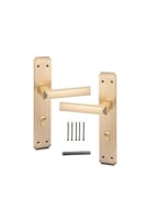 زوج مقبض باب بليت زنك - LOZAN