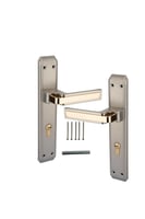 زوج مقبض باب بليت المنيوم