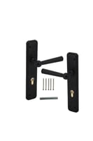 زوج مقبض باب بليت المنيوم