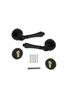 مقبض باب مفصول اسود