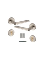 زوج مقبض باب مفصول زنك .