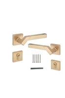 مقبض باب مفصول ذهبي .