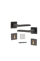 زوج مقبض باب مفصول زنك .