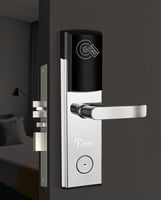 قفل فندقي ذكي 62/62.5 مم أسود