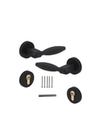 زوج مقبض باب مفصول زنك .