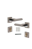 زوج مقبض باب مفصول زنك.