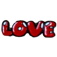 ملصق حديد لصق 3M عبارة LOVE