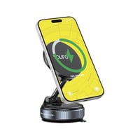 حامل جوال مغناطيسي بتقنية الشفط – شحن لاسلكي بتصمي...