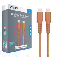 كيبل EONE مضفّر Type-C إلى Type-C شحن سريع PD 100W...