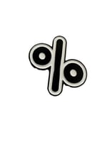 ملصق حديد علامة %