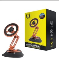 حامل جوال مغناطيسي مكتبي/سيارة بقاعدة شفط + لاصق 3...