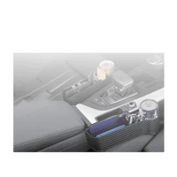 منظم فجوة مقعد السيارة مع حامل أكواب - صندوق تخزين...