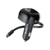 شاحن سيارة ذكي من EONE بمدخل USB وType-C — شحن فائ...