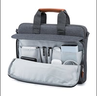 شنطة لاب توب للجنسين بمقبض وحزام كتف قابل للفصل لل...