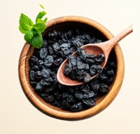 زبيب اسود يمني ربع كيلو