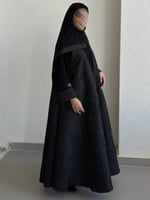 عباية كلوش قماش (جاكار+ملكي)