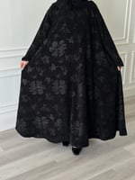 عباية كلوش قماش(مخمل مرسم)طقطق