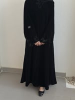 عباية نص كلوش قماش(مخمل)