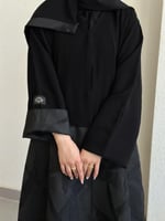 عباية كلوش قماش(جاكار+سراميك)