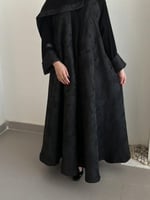 عباية كلوش قماش (جاكار+ملكي)