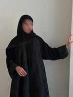 عباية كلوش قماش (جاكار+ملكي)