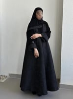 عباية كلوش قماش (جاكار+ملكي)