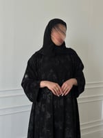 عباية كلوش قماش(مخمل مرسم)طقطق