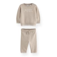 طقم محبوك بيج من براند TEDBAKER