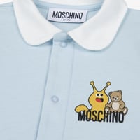 حقيبة جلدية فاخرة ببذله من براند Moschino