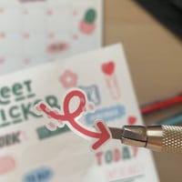 ستيكرات في شيت A5