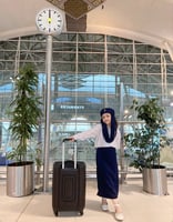 مضيفة الطيران الصغيره