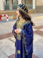 ثوب النشل النجدي الكحلي