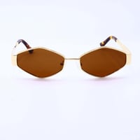 لون ذهبي \ عدسة بني كامل