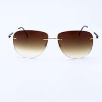 لون ذهبي \ عدسة بني مدرج