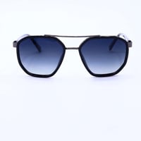 لون اسود مع رمادى - عدسة اسود مدرج