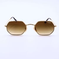 لون ذهبي - عدسة بني مدرج