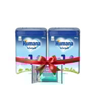 هيومانا حليب اطفال رقم (1) عرض عبوة مزدوجة 2*800 ج...