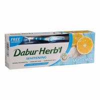 معجون أسنان دابر العشبي للتبييض 150 جم + فرشاة اسن...