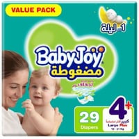 بيبي جوي مقاس (4+) عبوة اقتصادية 29 حفاضة