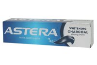 أستيرا معجون أسنان تبييض بالفحم والنعناع القوي - 1...