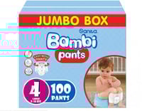 بامبي كلوت مقاس (4) صندوق ميجا 100 كلوت